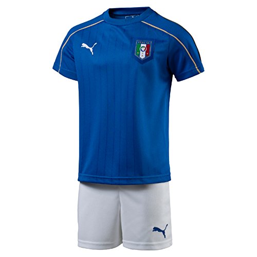 PUMA Kinder Set FIGC Italia Home Minikit with Packaging without socks, team power blue-white, 92, 748846 01