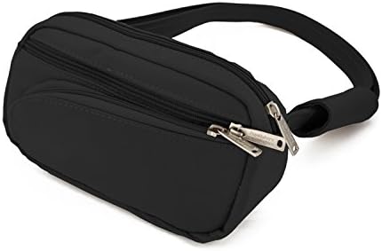 The DayMaker BeSafeBagsTM Security Small HipSafe with Organizer and RFID blocking SafePockets!