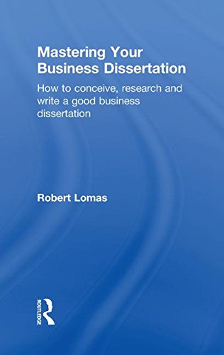 Completing Your Dissertation Without Tears - Columbia