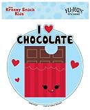 Puffy P - I Heart Chocolate - Sticker / Decal