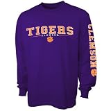 Clemson Tigers Purple Standard Long Sleeve T-shirt