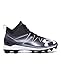 Under Armour Boy's Hammer Mid RM Junior Football Cleat Black/White Size 1 M US