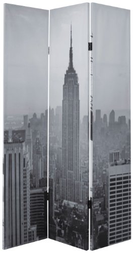 Kare 73435 Paravent I love NY 180 x 120 x 3 cm SW Holz Leinwand