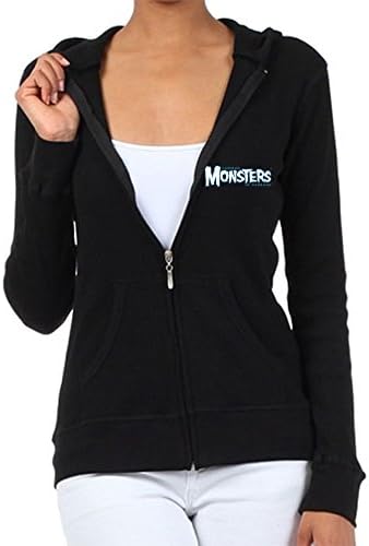 Famous Monsters Womens Doctor Who Women's Thermal Zip Hoodie Small Black
