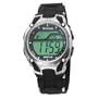 Armitron Men's 408125BLK Chronograph Black Strap Digital Display Sport Watch