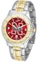 Nebraska Cornhuskers NCAA Mens Two-Tone Anochrome Watch