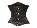 Victorian Black Jacquard Underbust Corset Back Lacing Waist Training Cincher Sc10004