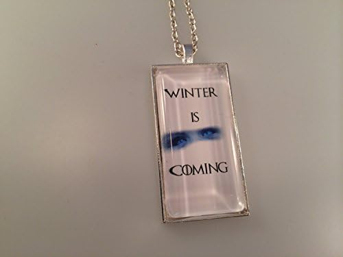 Game of Thrones, Winter is Coming Pendant, Gothic Necklace