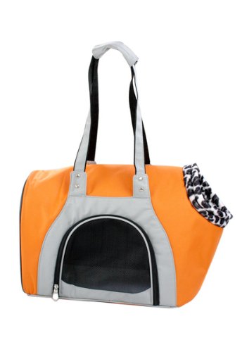 Pet Carrier - Dog Carrier - Pet Life Zippered Peak Carrier -Medium
