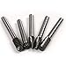 5pcs Tungsten Carbide Burr Rotary Cutter Files Set 1/4inch 6mm Shank