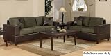 2 Pieces Sofa Set in Sage Finish by Poundex