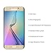 iwolkon 0.2mm Tempered Glass Screen Protector Film for Samsung Galaxy S6 Edge - Gold