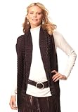 Woman Within Plus Size Sweater vest in a fashionable textured knit