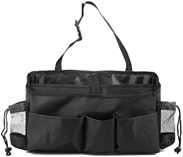 Backseat car organizer for driver to put in front seat/backseat. Perfect for all your car accessories, kids toys, pet stuff, baby stuff, office supplies, and car fix storage Etc. SKARLES