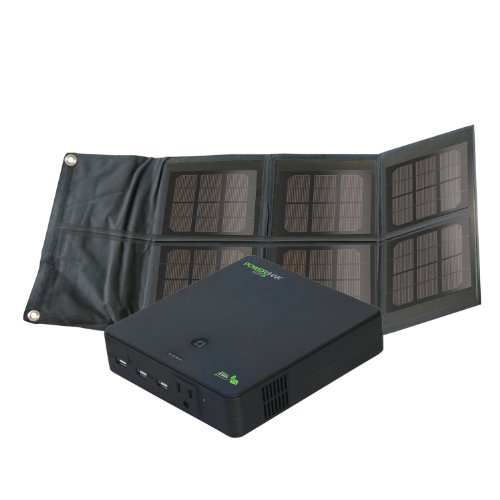 Nature Power 55026 18-watt Folding Solar Panel with Portable Power Bank Elite 25 Li-Ion Rechargeable Battery Pack Nature Power 55026 18-watt Folding Solar Panel with Portable Power Bank Elite 25 Li-Ion Rechargeable Battery Pack