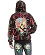 Ed Hardy Beautiful Allover Print Hoodie