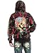 Apparel : Ed Hardy Beautiful Allover Print Hoodie