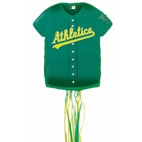 Oakland Athletics Baseball - Shirt Shaped Pull-String Pinata