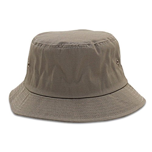 Twill Bucket Hat (Various Size and Color), Beige