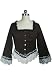 Coffee Gorgeous Victorian Long Sleeves Blouse Top