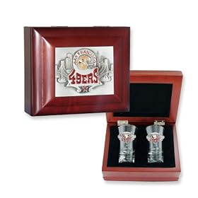 NFL 49ers Flared Team Shooters Collector Box