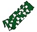 St. Patrick's Day All Over Shamrocks Leg Warmers (Green with White Shamrocks)