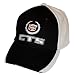 Cadillac CTS Twill / Cotton Two-tone (Black/Ivory) Hat with Crest Logo Free Shipping