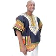 Traditional Print Unisex Dashiki Top - Many Colors Available