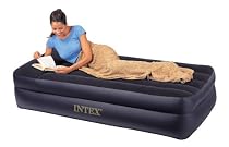 Intex Pillow Rest Twin Airbed with Built-in Electric Pump