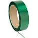 PAC Strapping 4820606T72 Polyester Dry General Purpose Machine Grade Strapping, 7200' Length, 1/2" Width, 0.020" Thick, Green