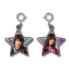 Disney© Jonas Brothers 2 Sided Demi Lovoto & Shane Camp Rock Photo Star Charm
