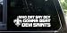 WHO DAT SAY DEY GONNA BEAT DEM SAINTS die cut decal New Orleans Saints