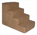 Best Pet Supplies ST2053S Pet Stairs in Light Brown with 3 Steps