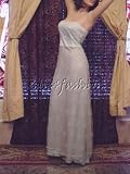 $3300 New RICHARD TYLER Silk Mint Embroidered Gown Dress 8