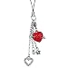 Red Heart & Star Cell Phone Charm