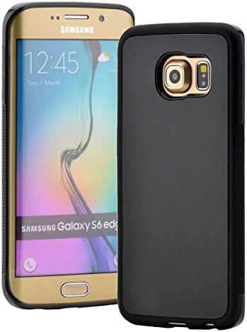 Tttstore Anti-Gravity Selfie Case Magical Nano Sticky Cover for Samsung (Samsung S6 Edge Black)