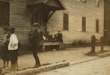 1911 child labor photo Joe Allard, 5 Tannery Yard (on left hand). Sweeper in twisting room, Eclipse