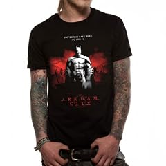 T-Shirt Homme Noir Batman Arkham City "One Sheet" (Taille L)