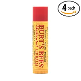 Burt's Bees Medicated Lip Balm Tube, .15-Ounce Tubes (Pack of 4) by Burt's Bees