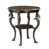 Powell Masterpiece Antique Black Accent Table