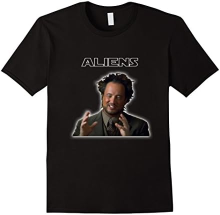 Men's Ancient Aliens Giorgio A. Tsoukalos History Graphic Tee Medium Black