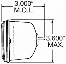 Wagner Lighting H4701 Head Lamp Sealed Beam