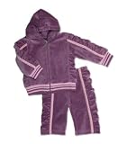 Rabbit Moon Girls Orchid Velour Track Suit