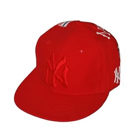 Mens Cooperstown Collection MLB New York Yankees classic red baseball cap - Large