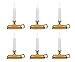 Xodus Innovations FPC1525B Battery Operated LED Window Candle with Sensor, Gold Base (Pack of 6)
