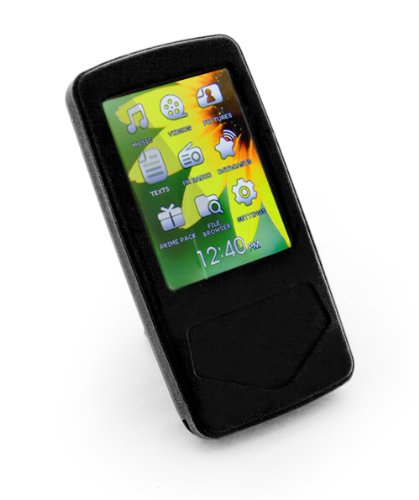 Tuff-Luv Slim&Lite Silicone Skin Case Cover for Samsung YP-Q1 - Black