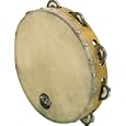 Latin Percussion CP378 8 Tambourine With Head Single Row