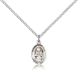 Sterling Silver St. Agatha Pendant