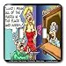 Londons Times Funny Medicine Cartoons - Old Man Holds Up Pharmacy For Viagra - Light Switch Covers - double toggle switch