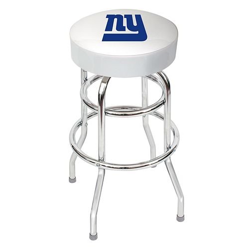 New York Giants NY Backless Swivel Sports Bar Stool